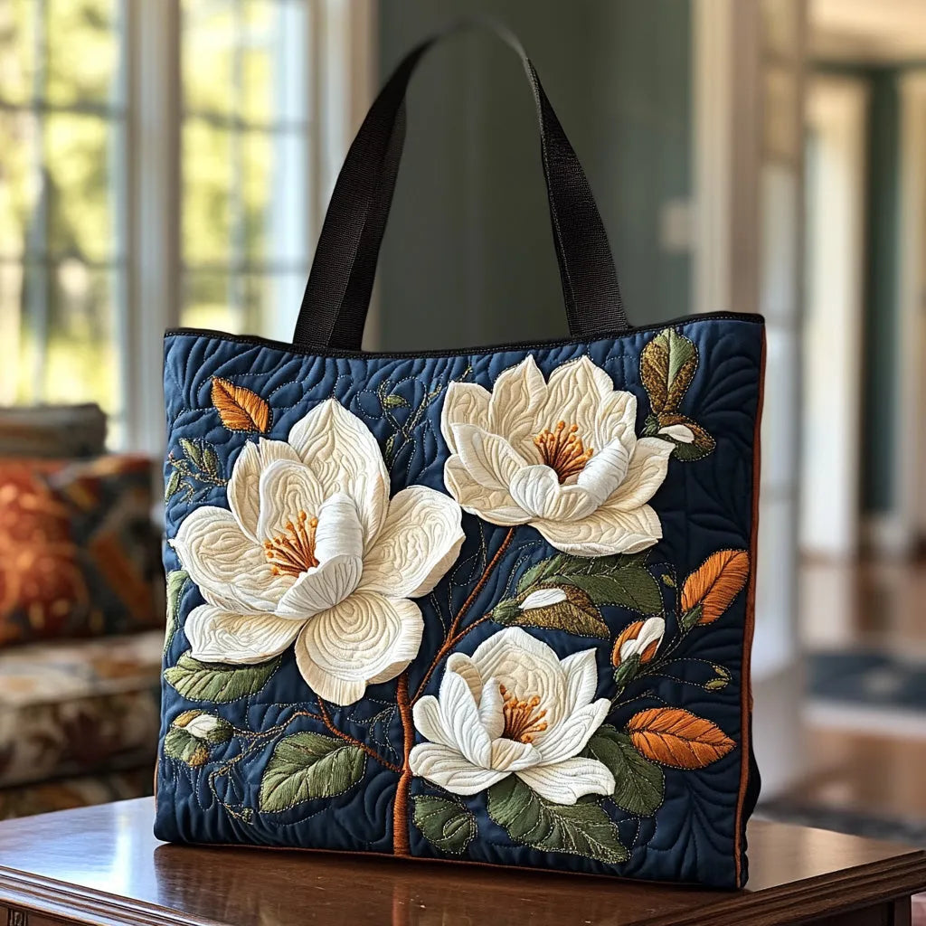 Saco Artesanal Matelassé - Magnolia Delicada