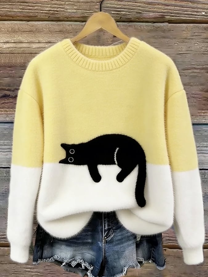 Luna | Sudadera con diseño de gato