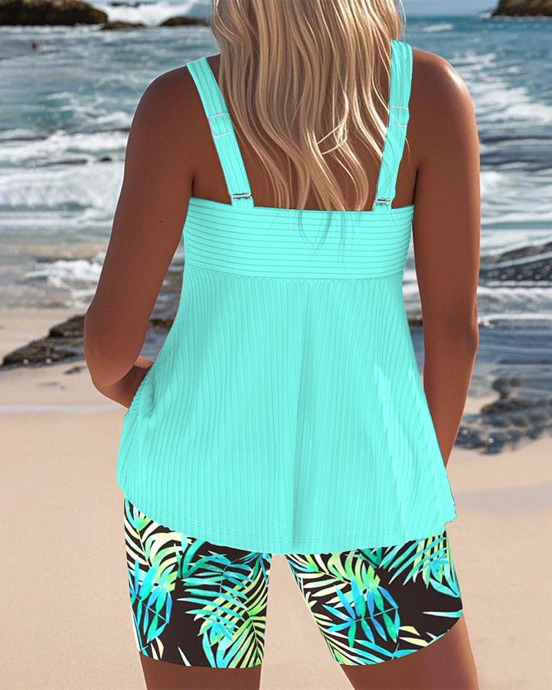 Laluna® | Conjunto de tankini colorido