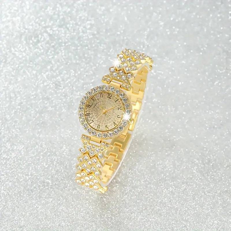 Luxe Radiance | Set reloj y pulsera | Dorado