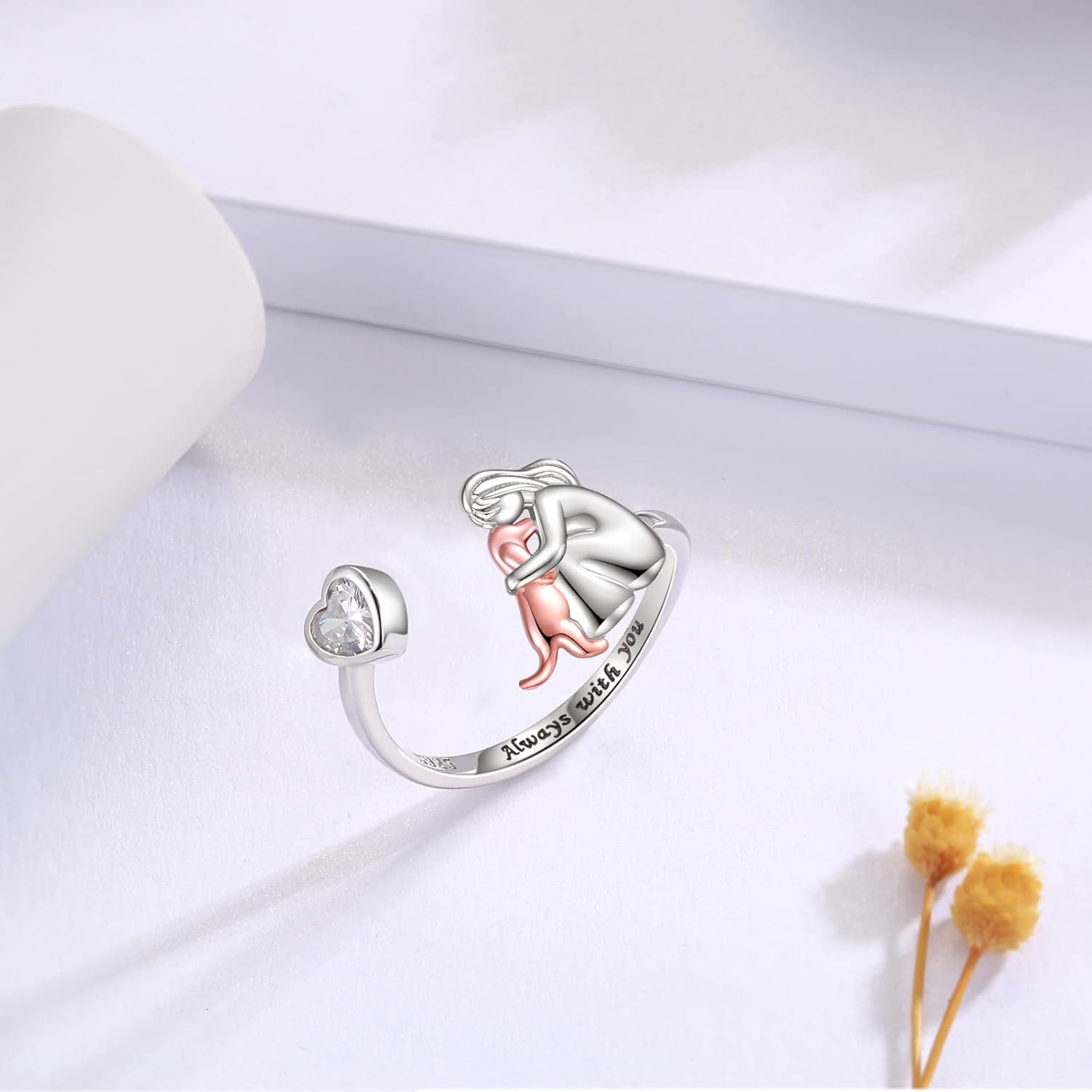 Anillo ajustable – Siempre en mi corazón