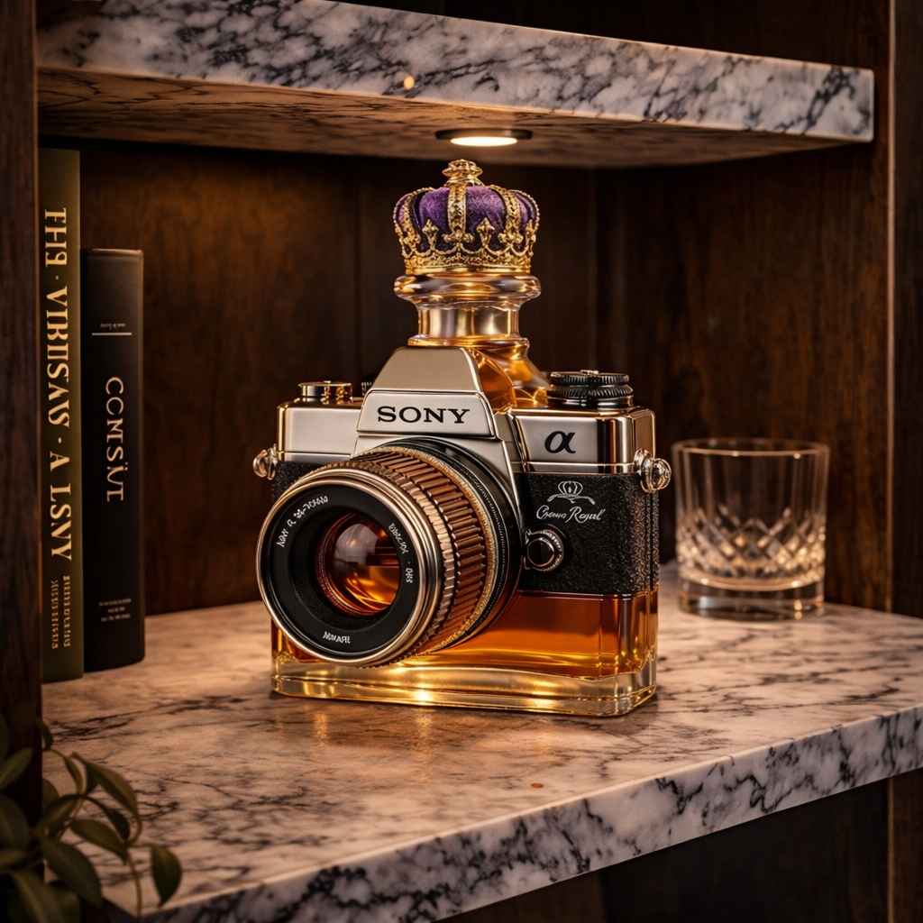 Camera Edición - Garrafa de Whisky