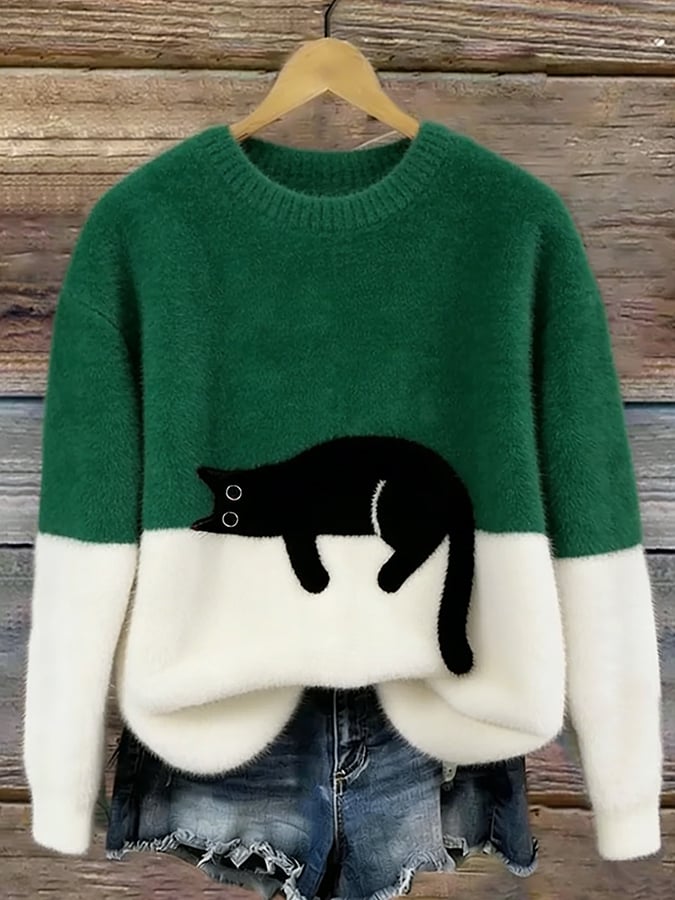 Luna | Sudadera con diseño de gato