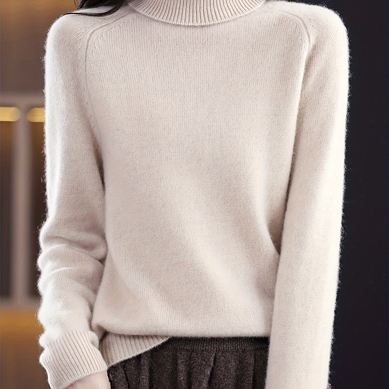 Aimée™ | Suéter de cuello alto atemporal