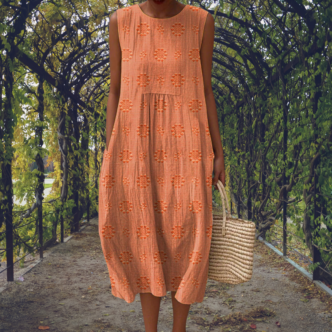Kira | Elegante sleeveless dress with pockets