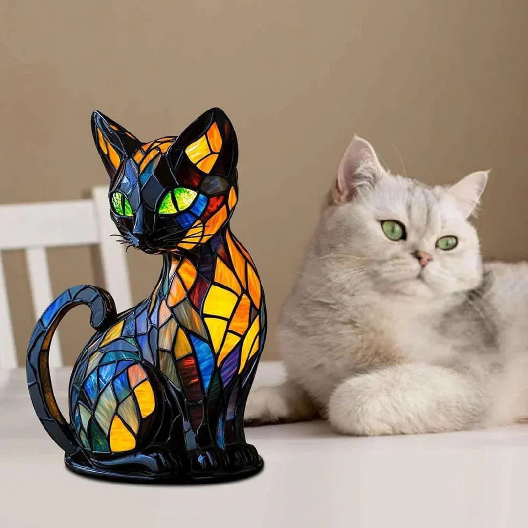 WHISKAGLOW | Lámpara Gato Místico