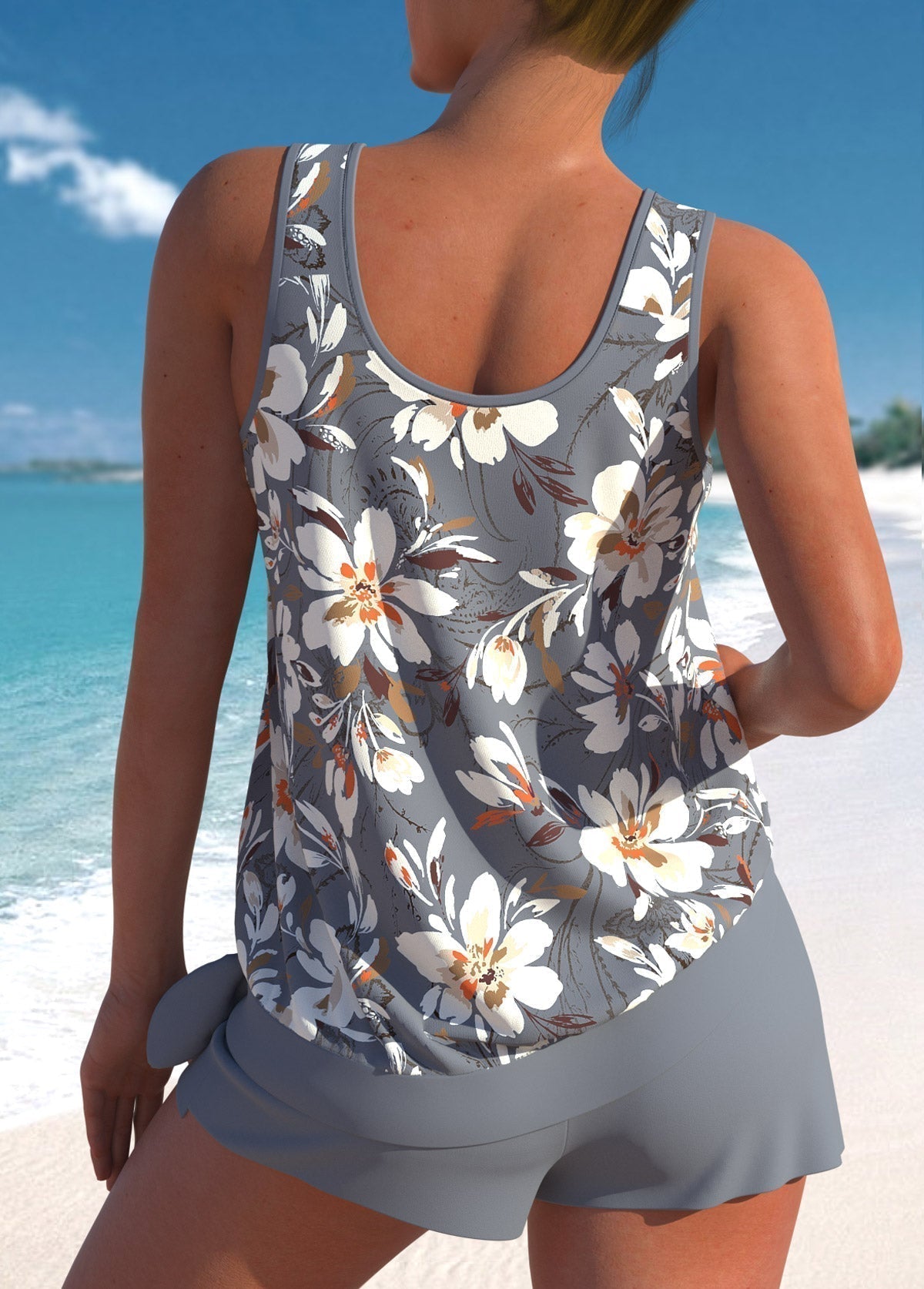 Helena | Stilvolles Floral Tankini Conjunto für Frauen