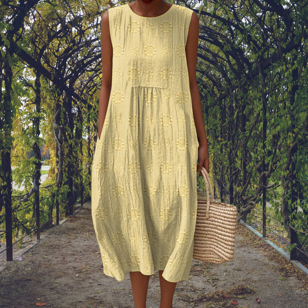 Kira | Elegante sleeveless dress with pockets
