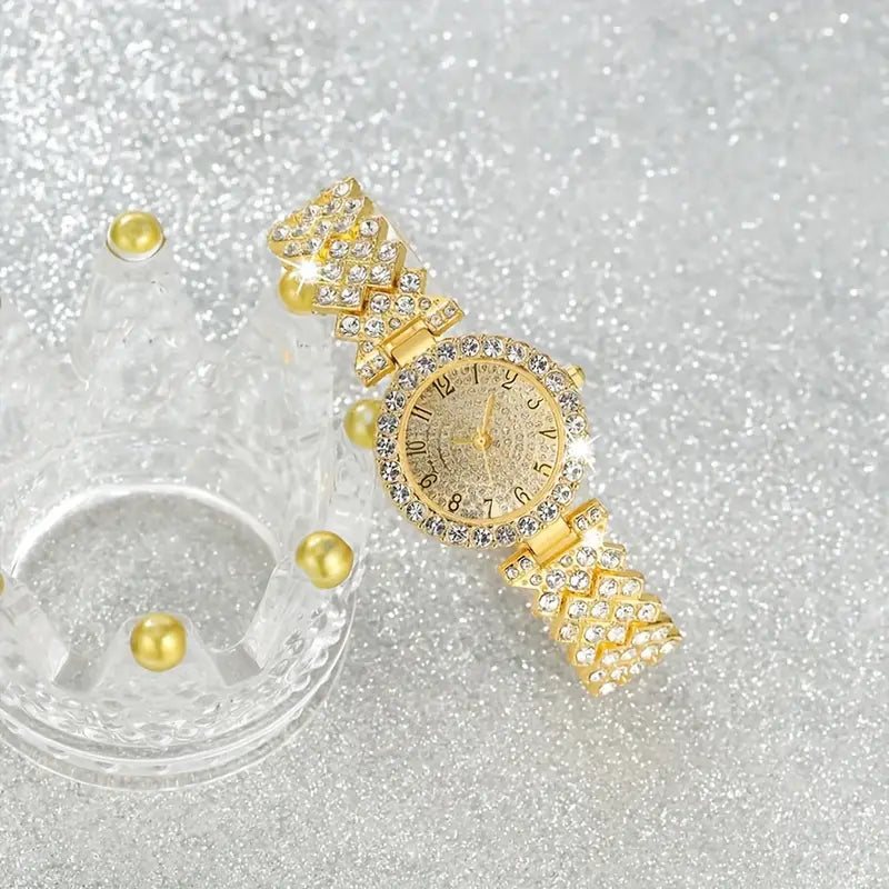 Luxe Radiance | Set reloj y pulsera | Dorado