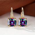 Mystic Stone | Pendientes de aro | Dorado