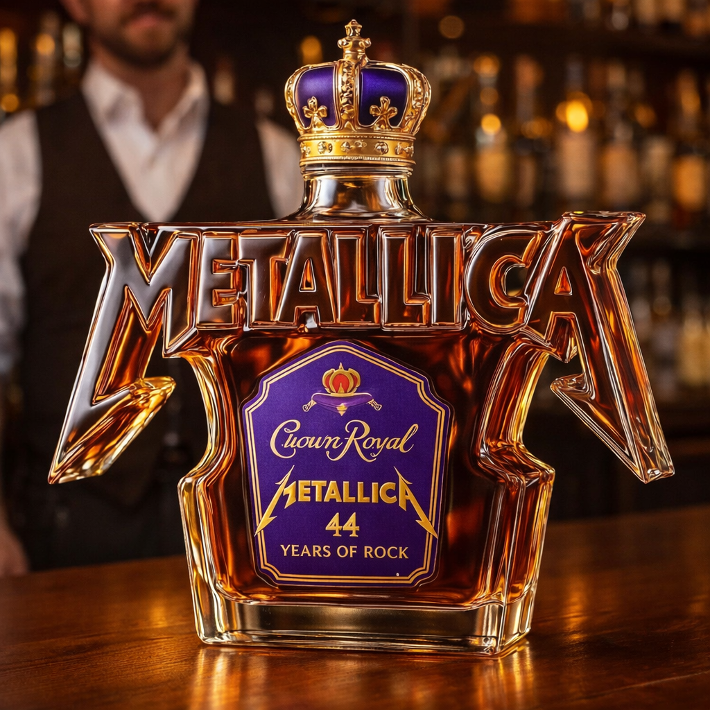 Metallica Rock Edición - Garrafa de Whisky