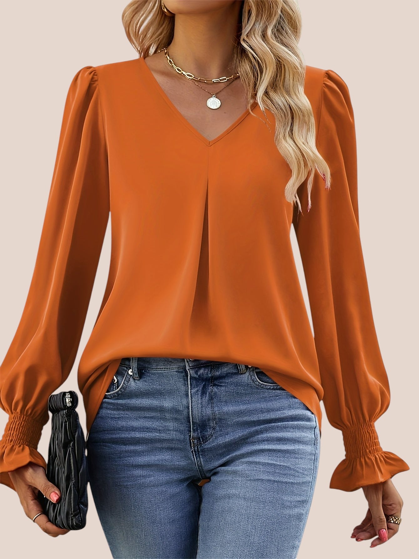 Mira | Blusa elegante con escote en V