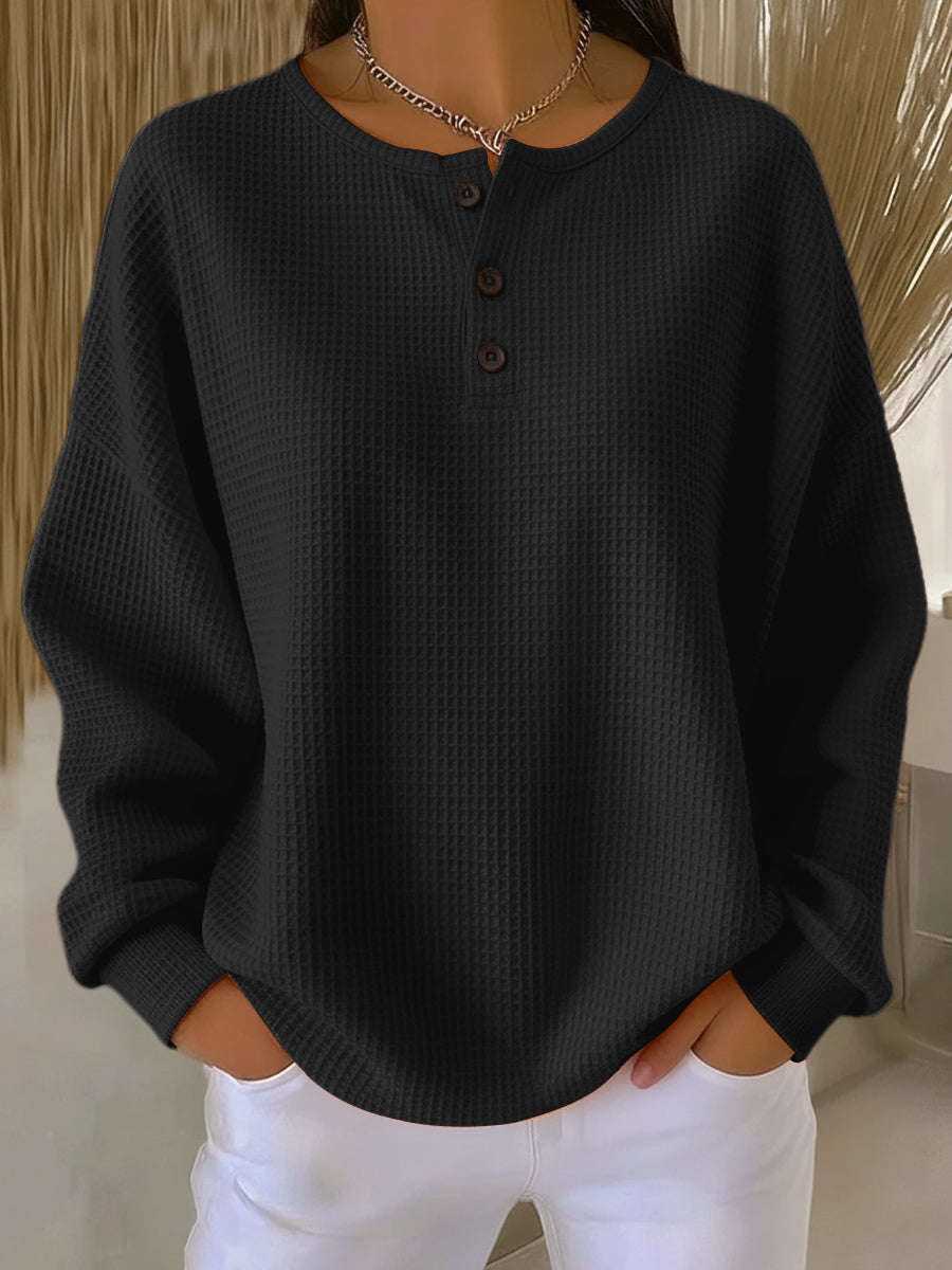 Adèle™ |Sudadera con cuello elegante