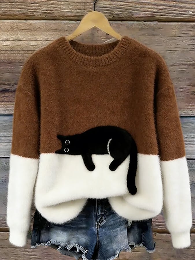 Luna | Sudadera con diseño de gato