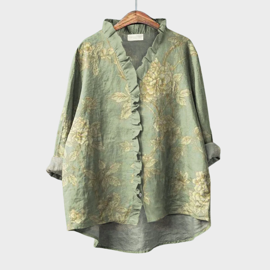 Rosalinde | Blusa de lino elegante para el verano