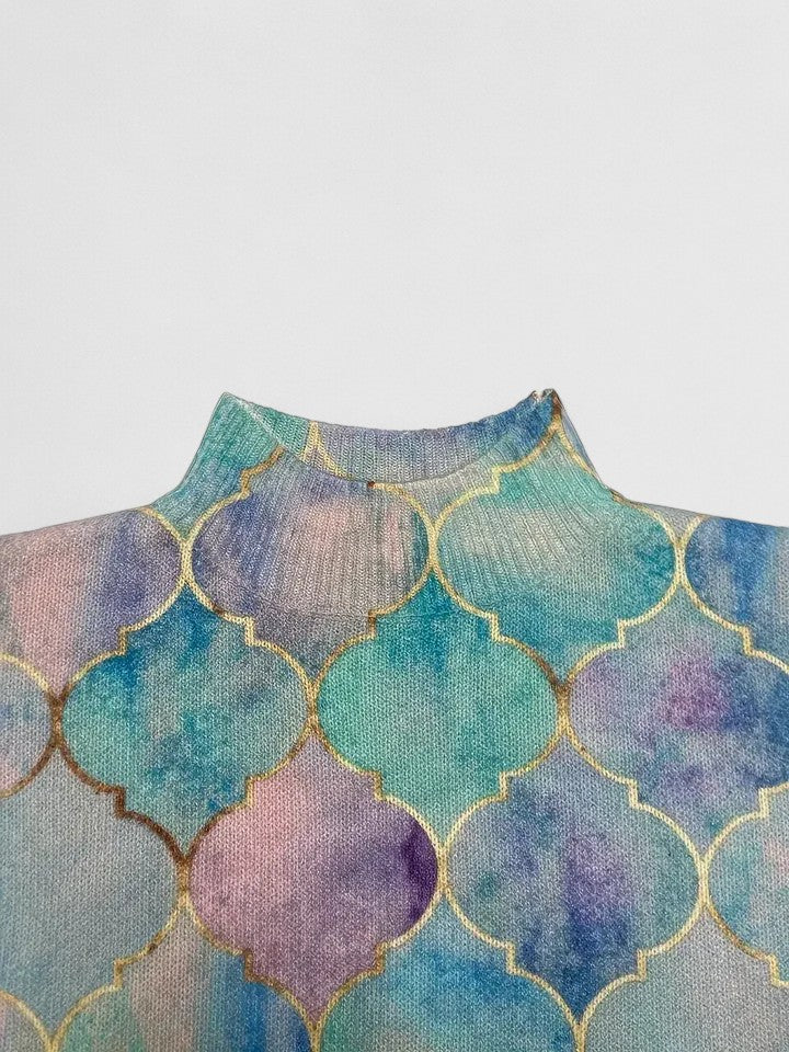 Amélia™ | Suéter de cuello alto dividido