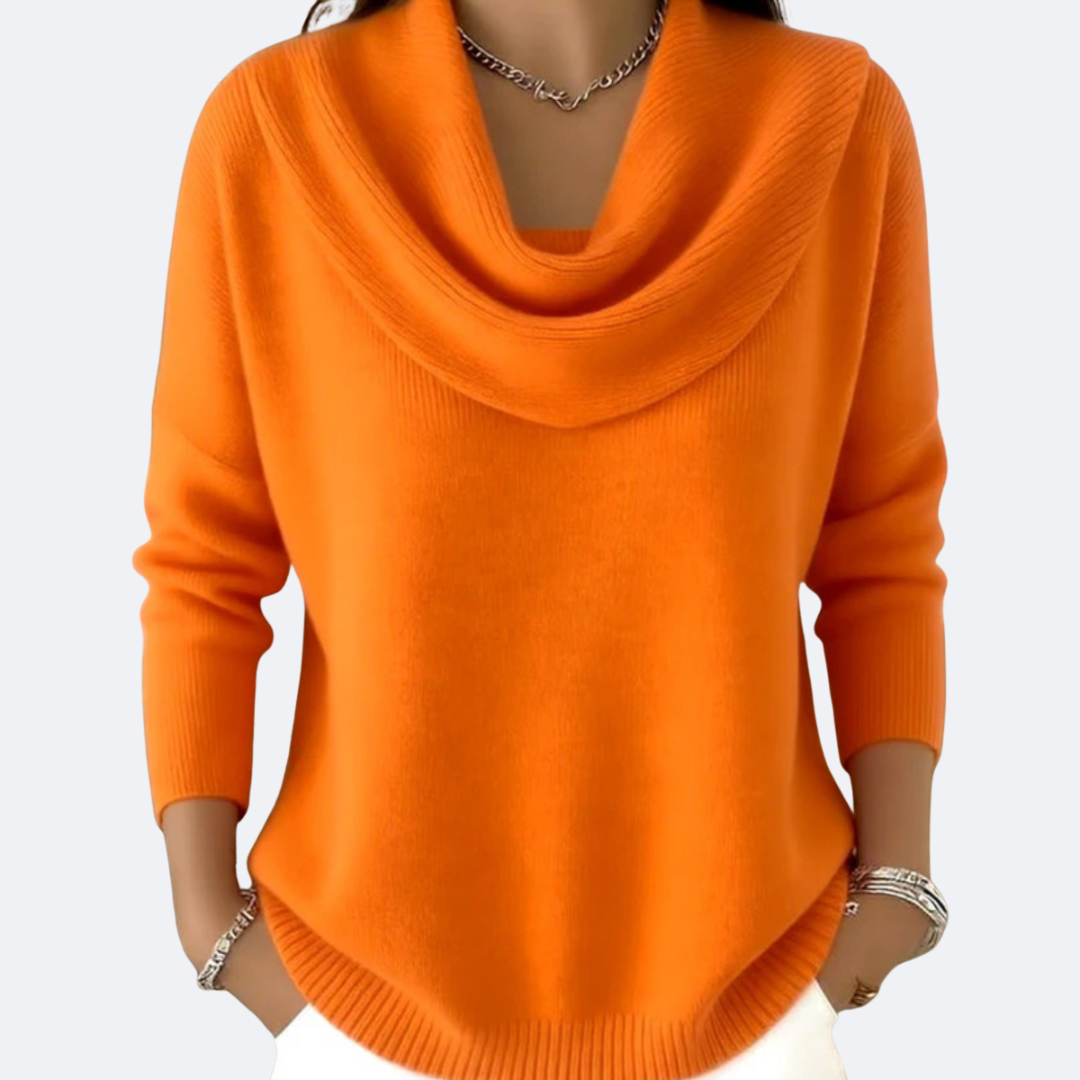 GIULIA - Suéter con cuello volante cómodo
