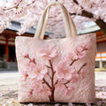 Serenidad en Flor | Bolso Tote Acolchado Hecho a Mano
