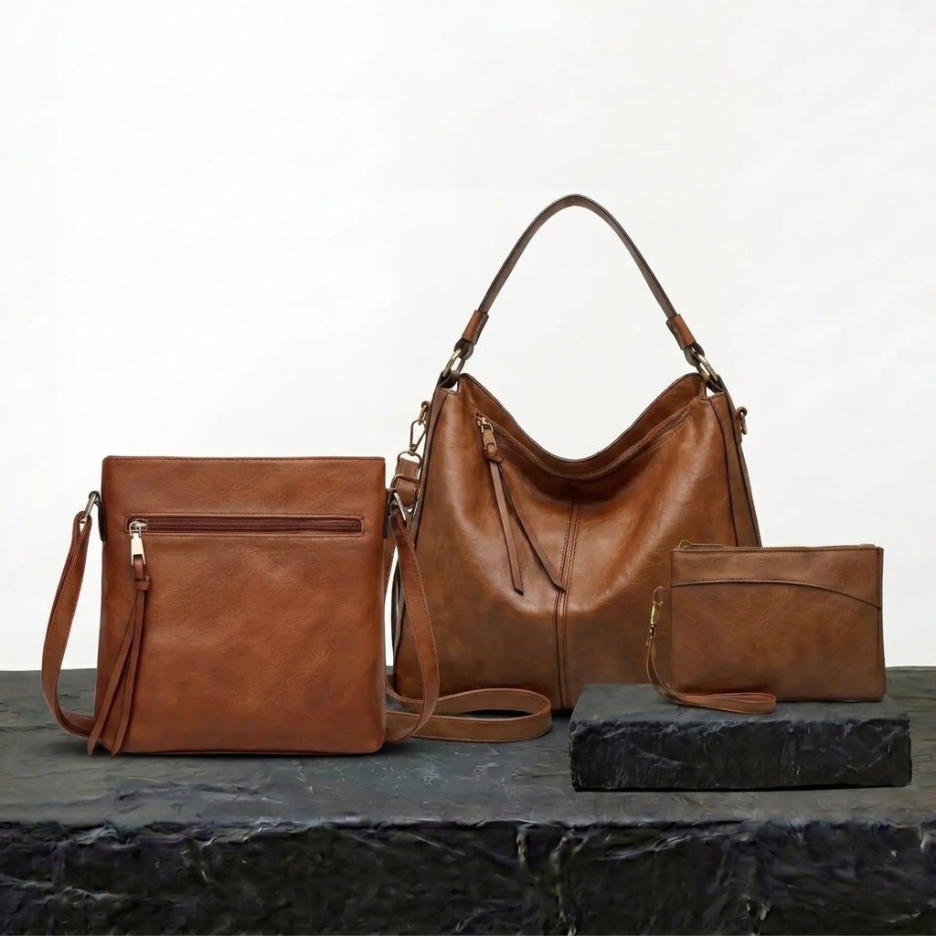 Arion™ | Set 3 Piezas Bolso Antirrobo + Bandolera + Cartera
