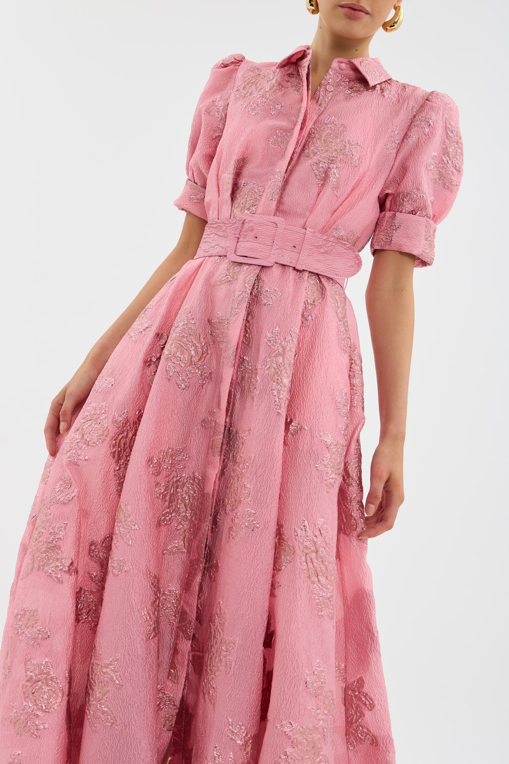 Aria™ | Vestido con mangas abullonadas cortas