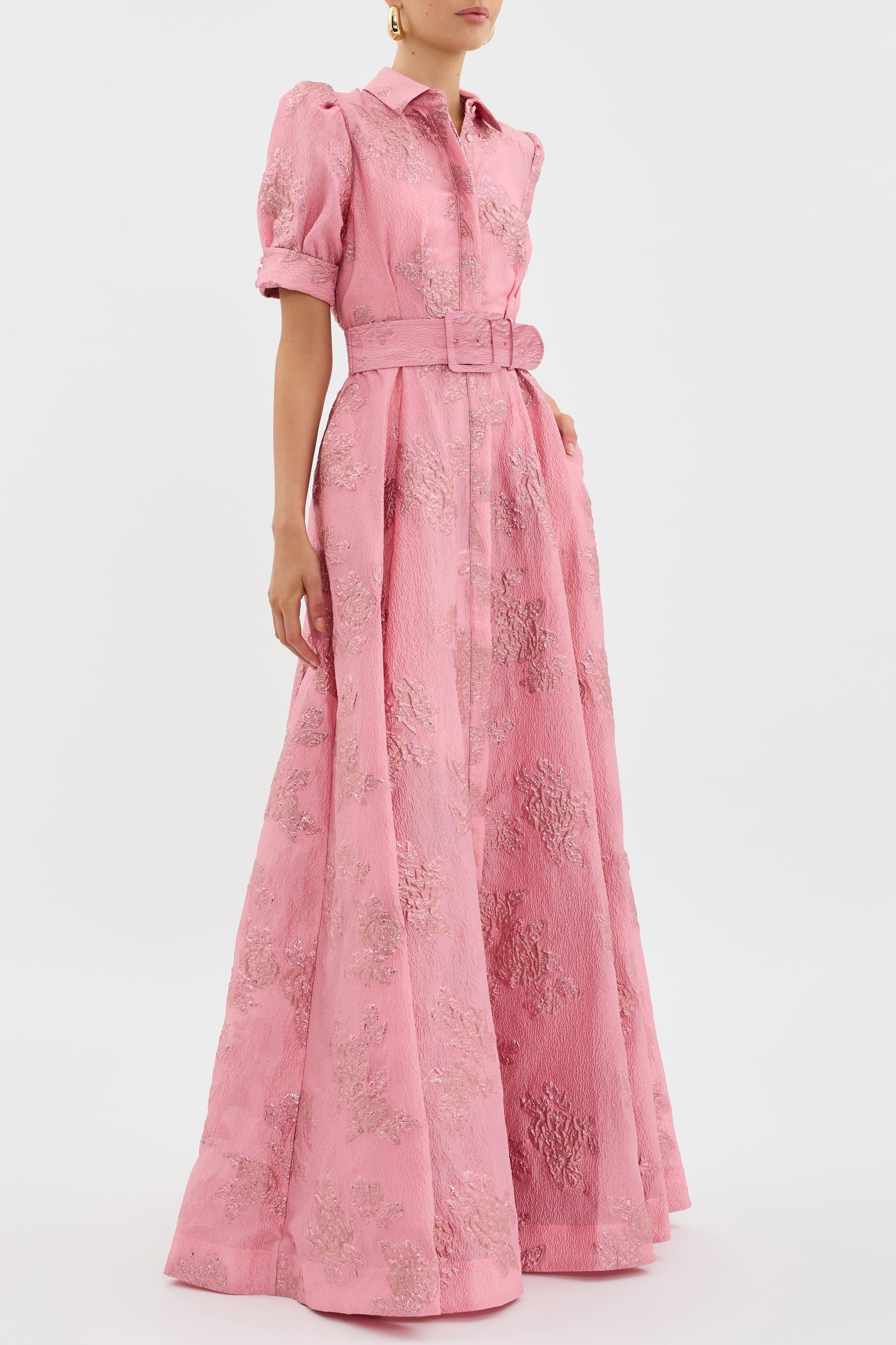 Aria™ | Vestido con mangas abullonadas cortas