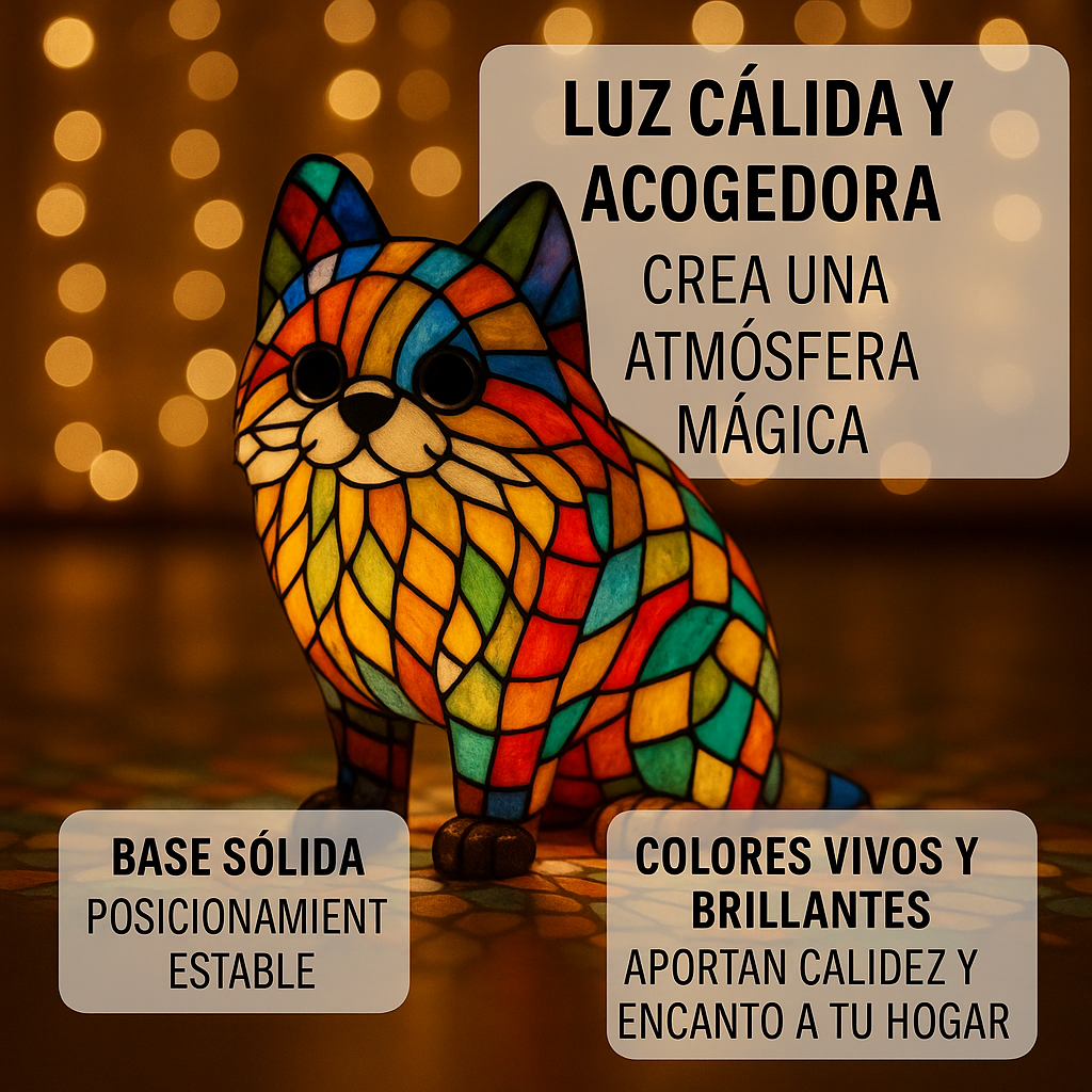 SIMBA™ | Lámpara Pomerania de Cristal