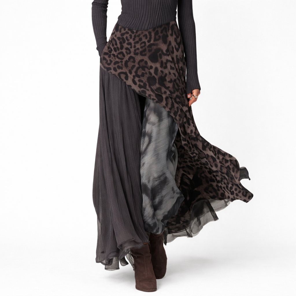 Nova | Vestido Largo Leopardo