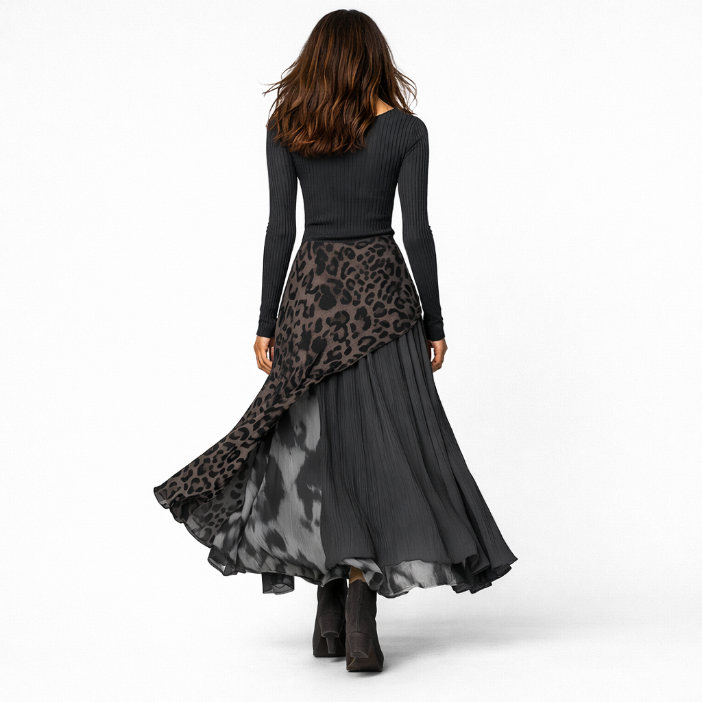 Nova | Vestido Largo Leopardo