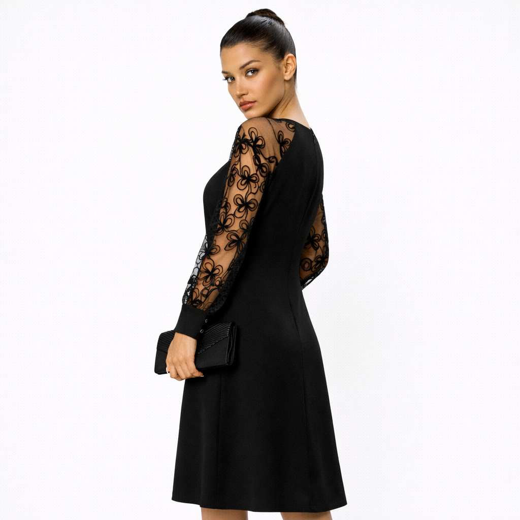 Lilia | Vestido midi clásico