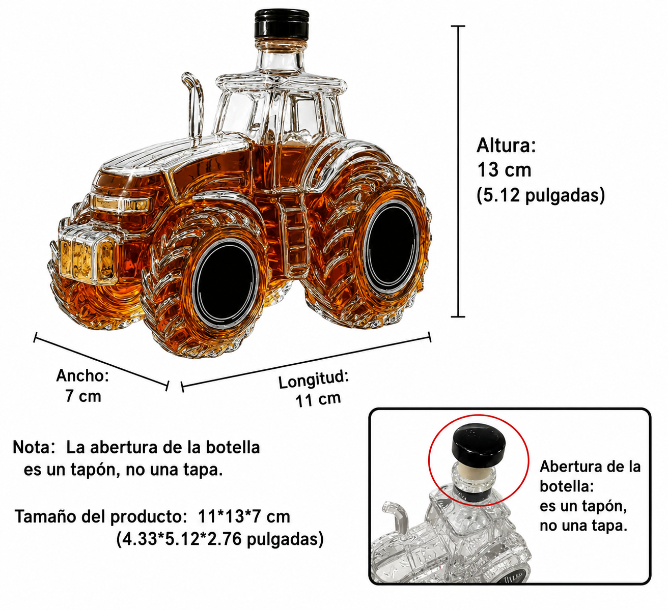 Garrafa de whisky - Edición especial Tractor