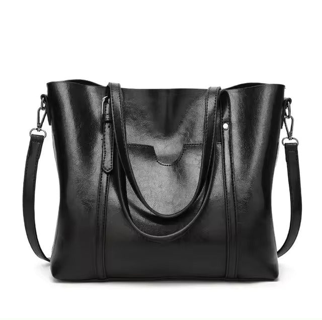 Aubrey | Bolso tote de cuero
