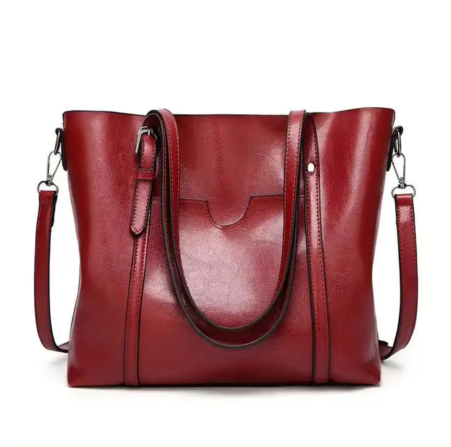 Aubrey | Bolso tote de cuero