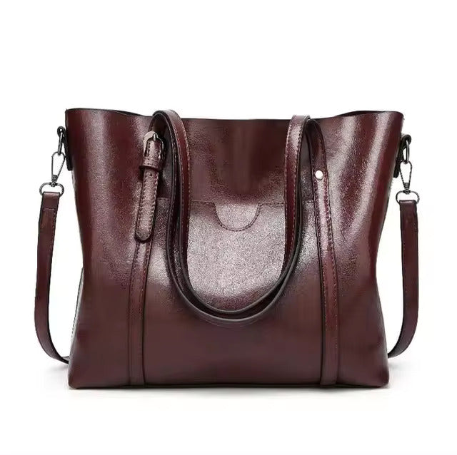 Aubrey | Bolso tote de cuero