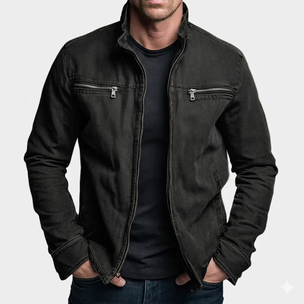 Denver | Chaqueta de Algodón Vintage con Cremallera