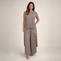 Halina | Conjunto Elegante con Pliegues