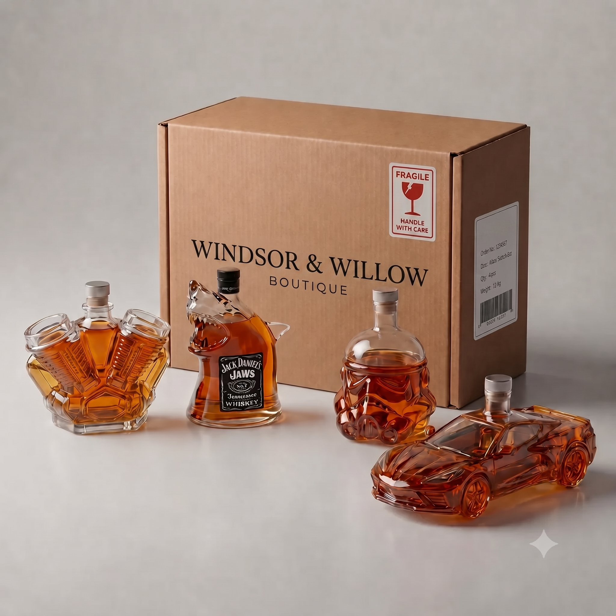 Elephant Crown Royal - Whisky Decanter