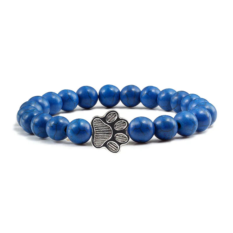 Pulsera con patas decoradas con cuentas