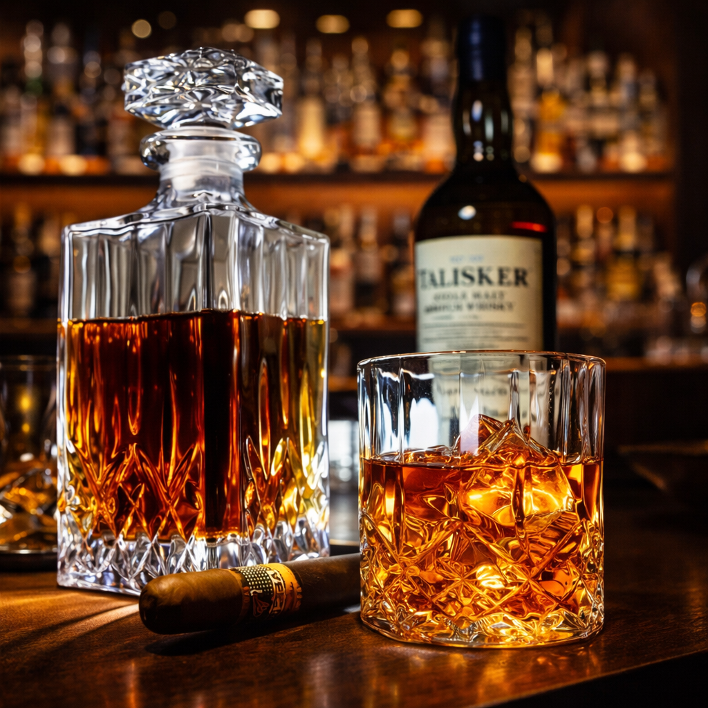 Classic Crystal - Garrafa de Whisky