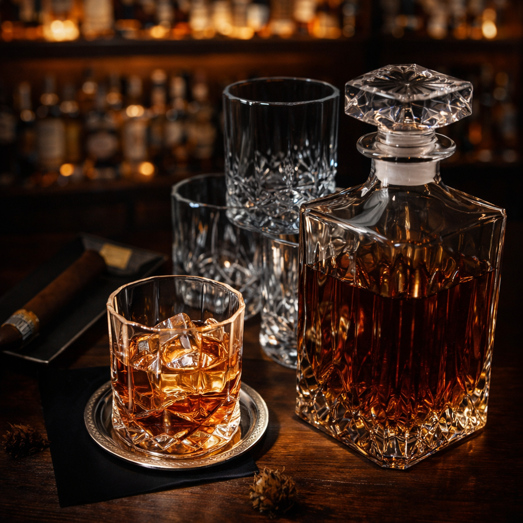 Classic Crystal - Garrafa de Whisky