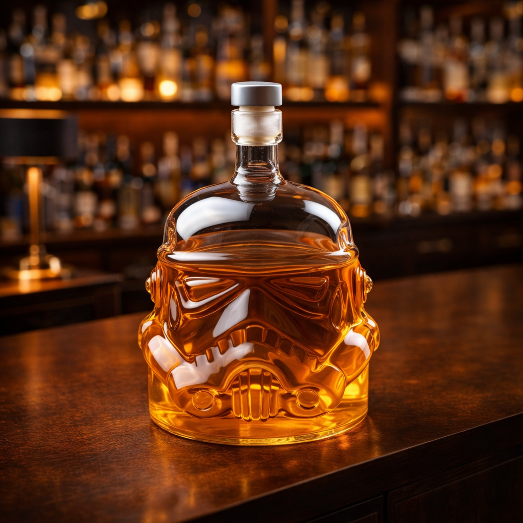Botella de Whisky - Edición Set Bouteille et Verre
