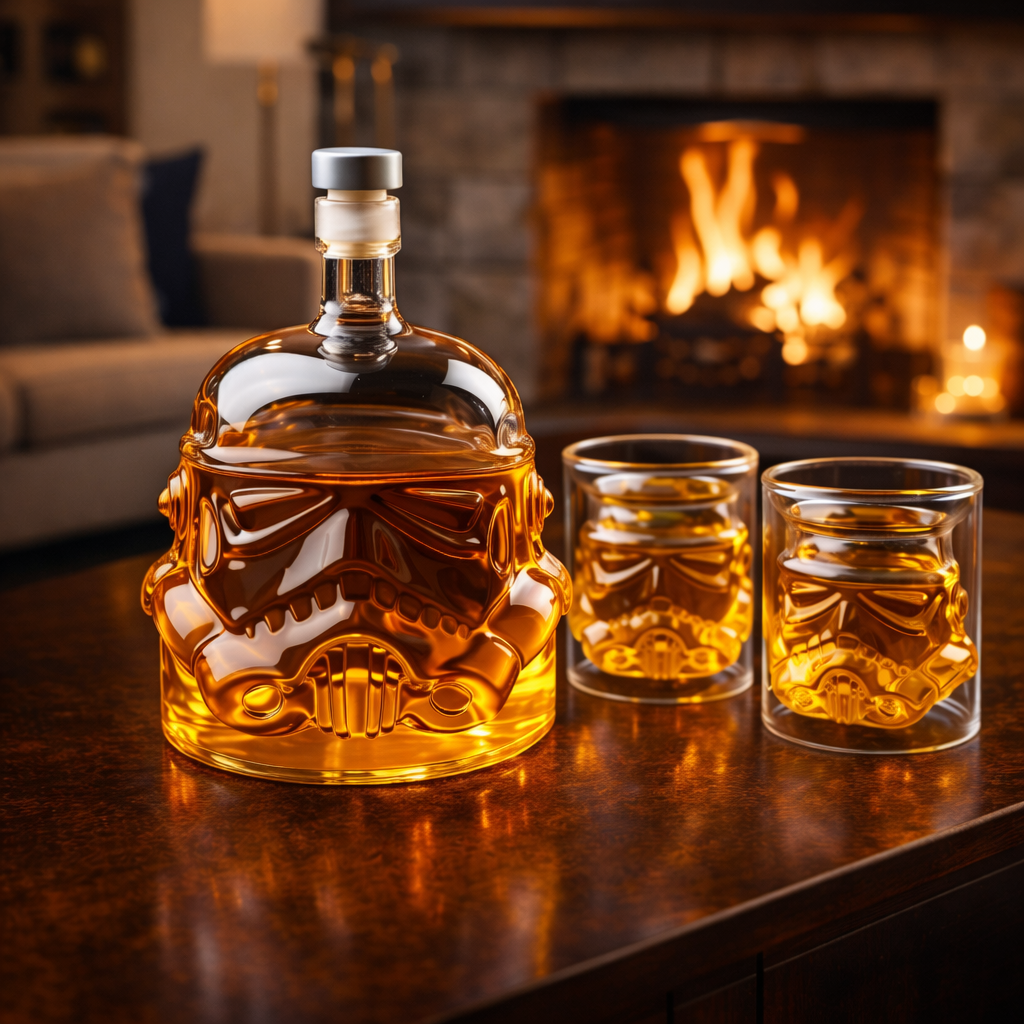 Botella de Whisky - Edición Set Bouteille et Verre