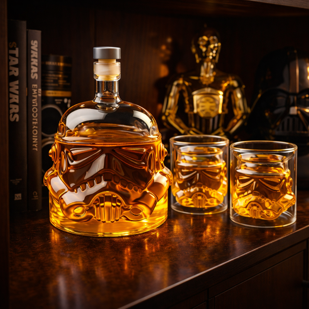 Botella de Whisky - Edición Set Bouteille et Verre