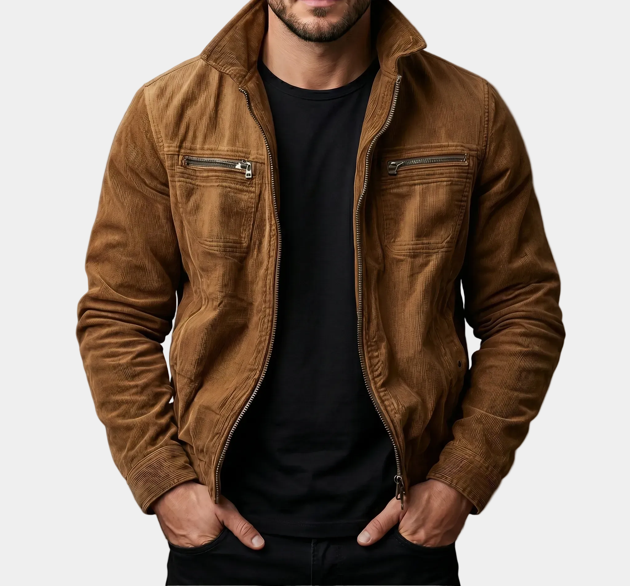 Chaqueta de pana a medida de alta calidad