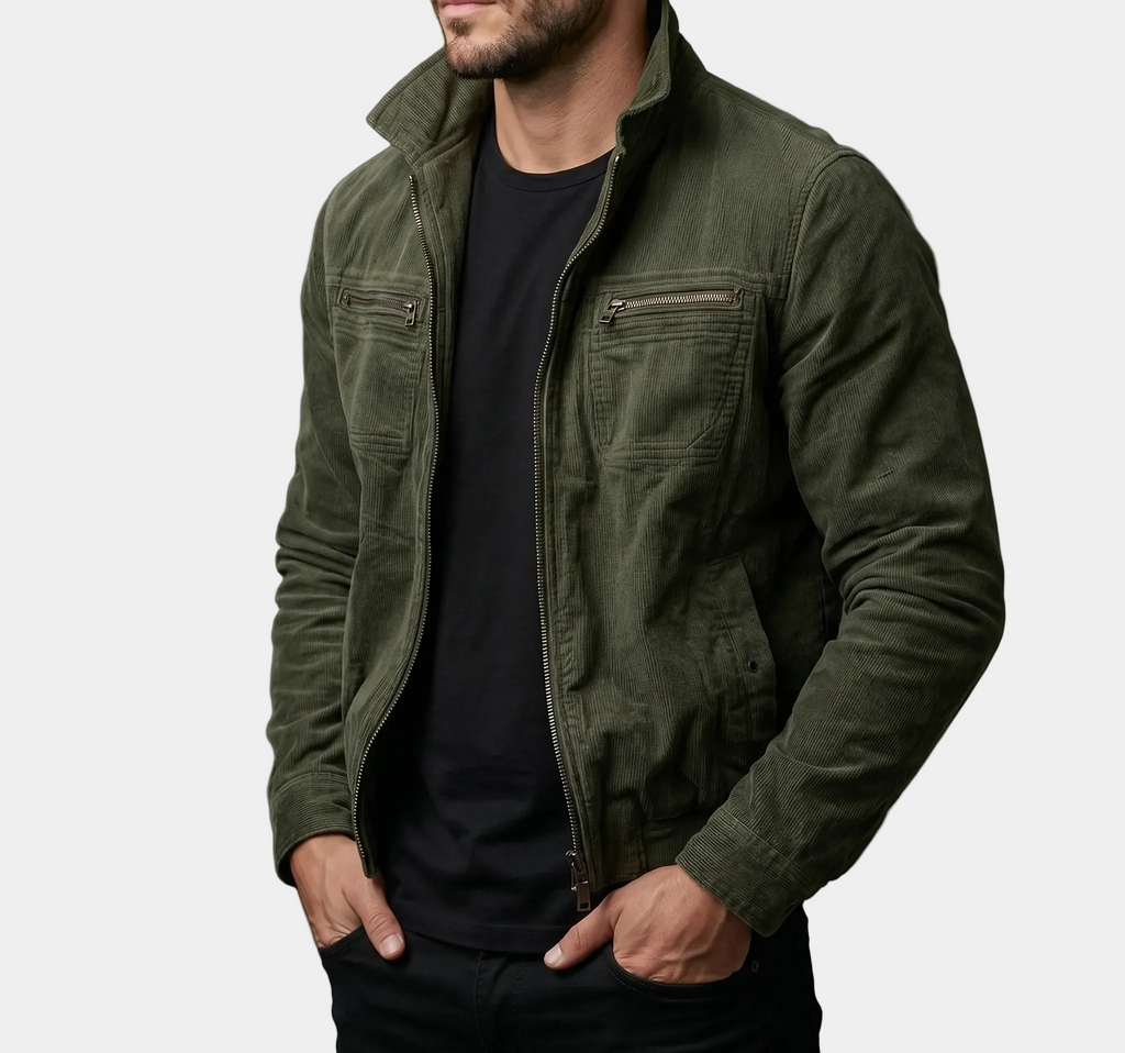 Chaqueta de pana a medida de alta calidad