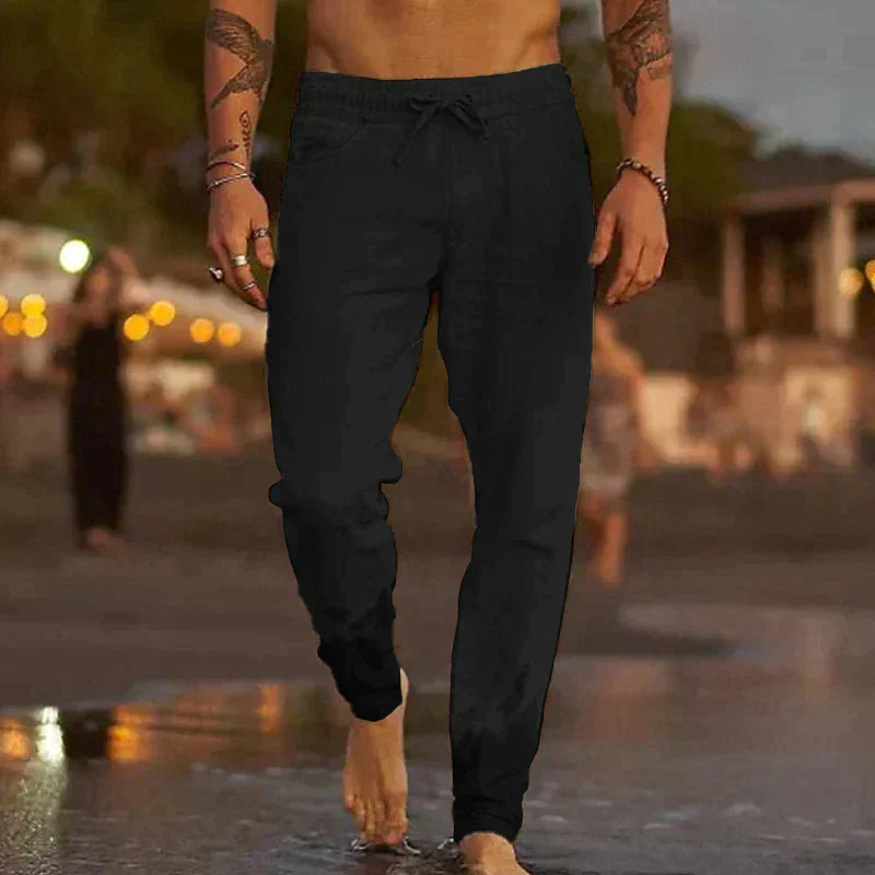 Mateo | Pantalones de Playa de Lino