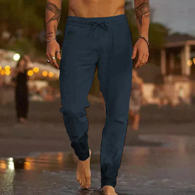 Mateo | Pantalones de Playa de Lino