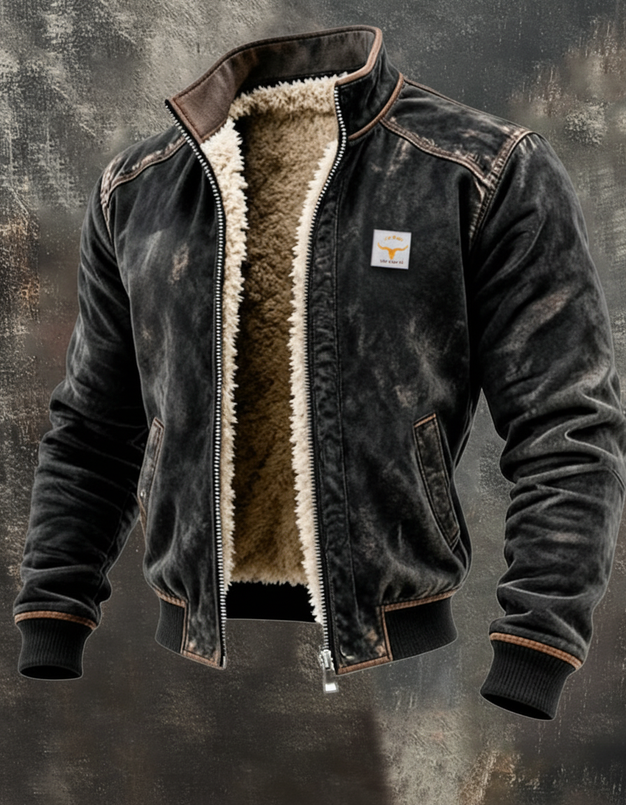 Riccardo - Chaqueta de Invierno Efecto Cuero