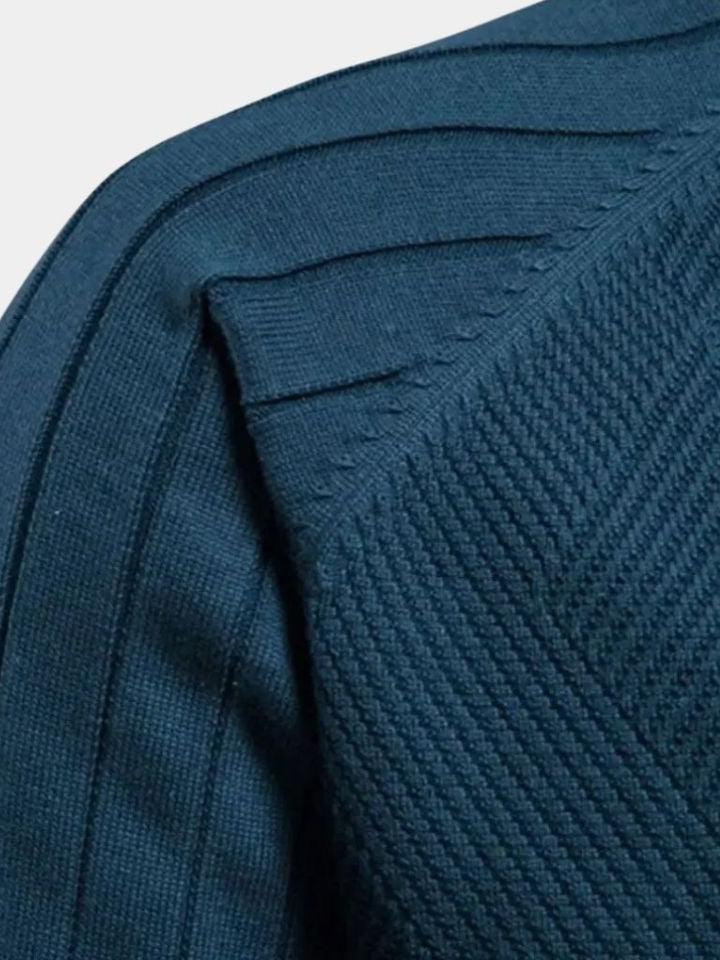 Jacquard™ | Cárdigan de punto con cremallera