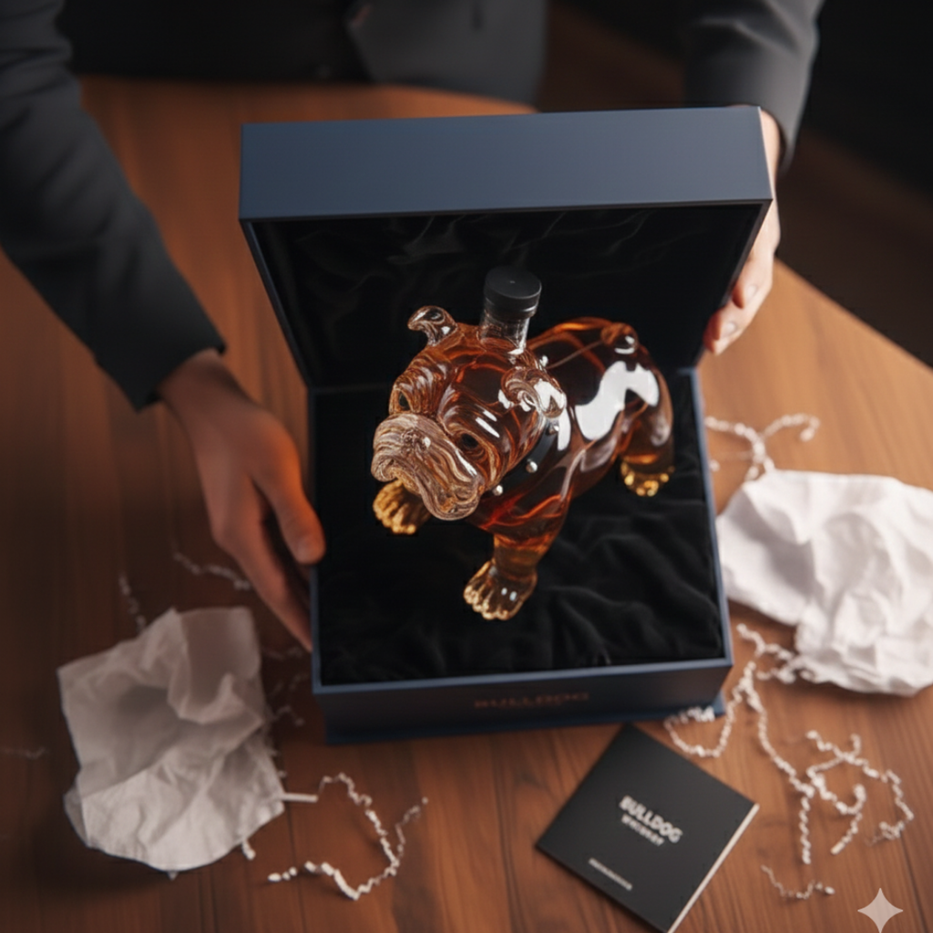 Garrafa de whisky - Edición Bulldog