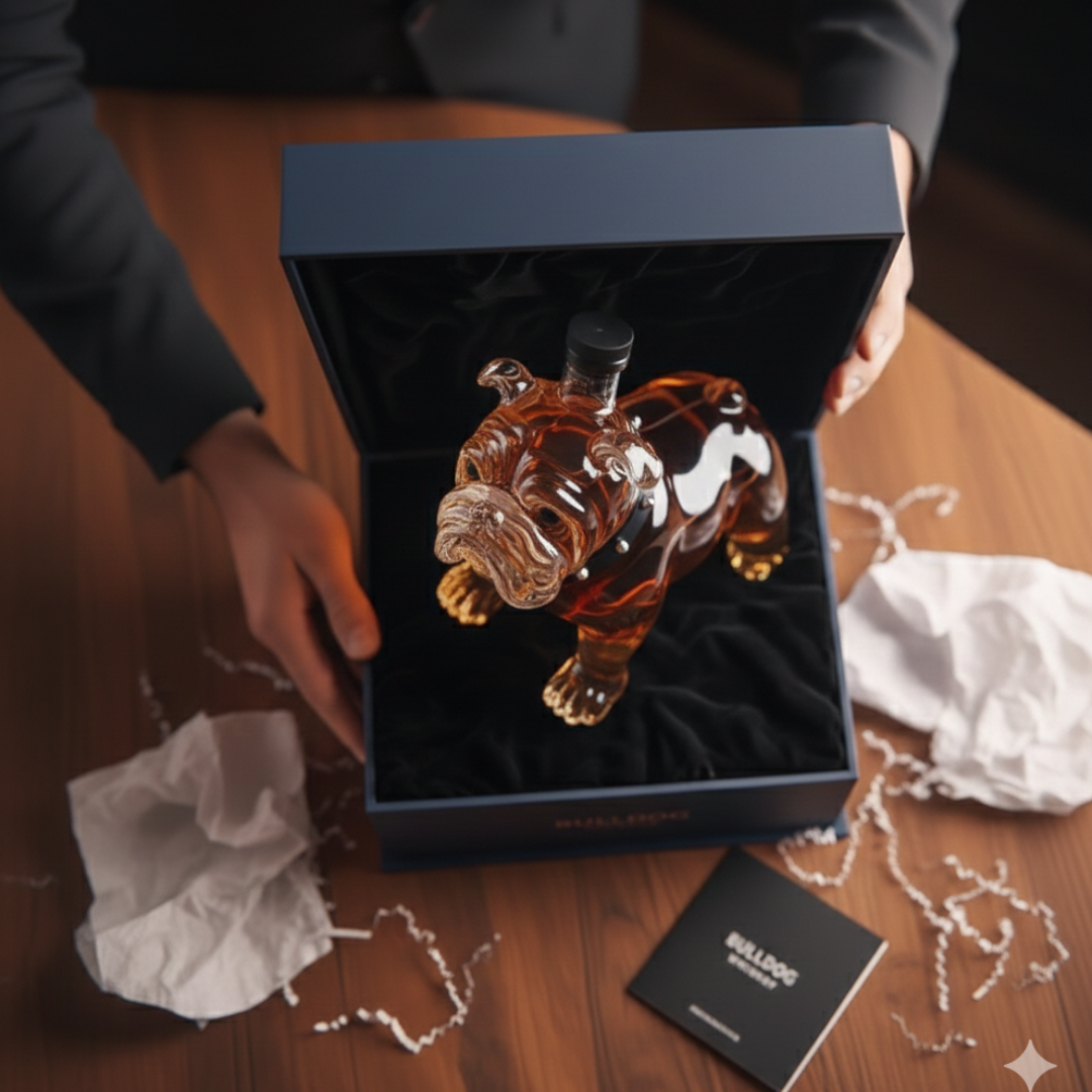 Garrafa de whisky - Edición Bulldog